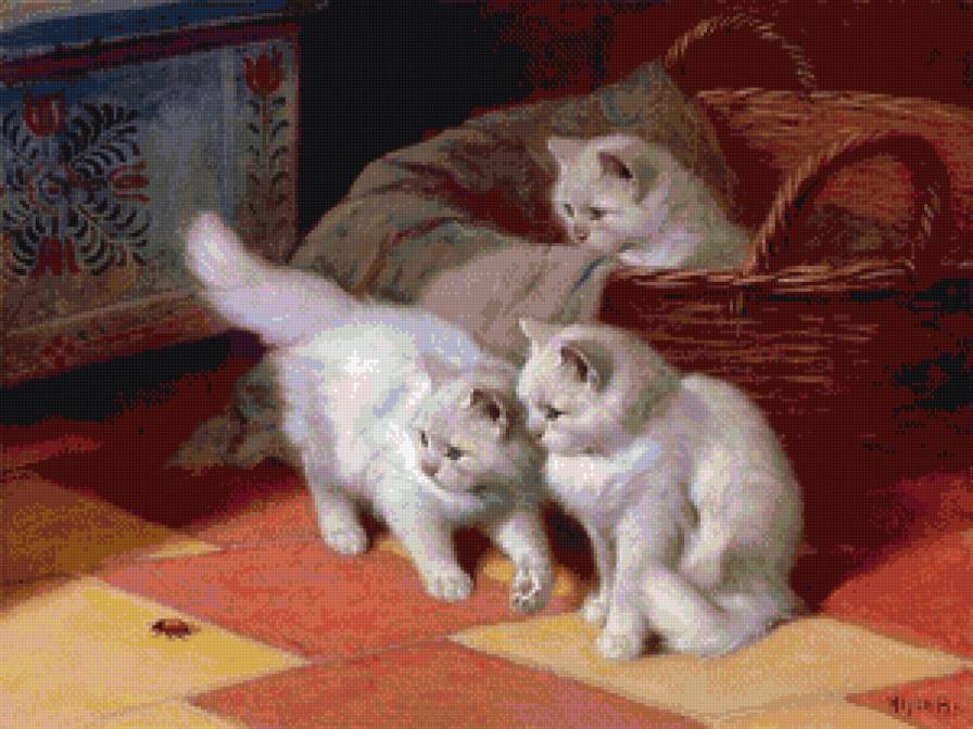 троица - котята, коты, котики - предпросмотр