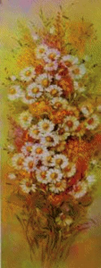 Триптих ромашка3 - триптих - предпросмотр