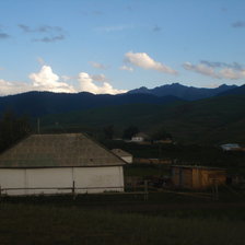 Схема вышивки «Аул»