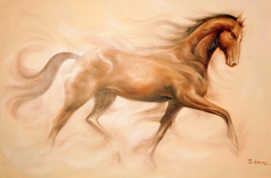 Жеребец - конь, жеребец, скакун - оригинал