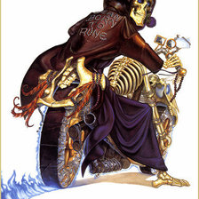 Схема вышивки «смерть на байке 60»