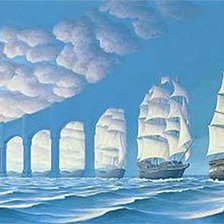 Схема вышивки «Иллюзия на море»