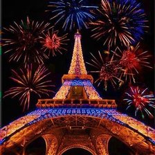 Схема вышивки «Праздничный Париж»