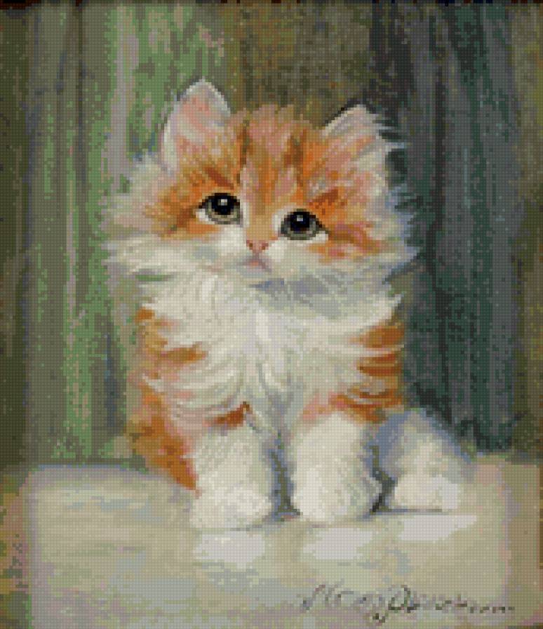 котеночек - кошки, котенок, животные, звери - предпросмотр