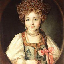 Схема вышивки «русская красота»