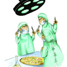 Схема вышивки «хирурги»