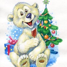 Схема вышивки «мишка»