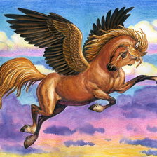 Схема вышивки «лошадка»