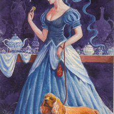 Схема вышивки «женский образ»