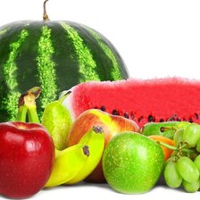 Схема вышивки «Фрукты»