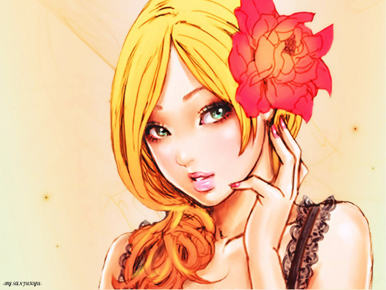 Девушка - аниме, девушка - оригинал