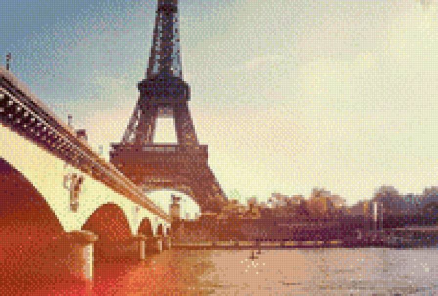 №708925 - пейзаж, эйфелева башня, париж, города, франция, столицы - предпросмотр