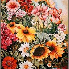 Схема вышивки «краски лета»