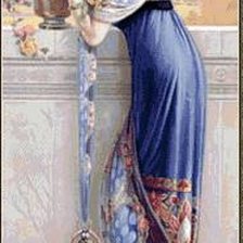 Схема вышивки «улыбка из прошлого»