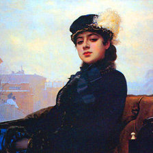 Схема вышивки «Незнакомка»