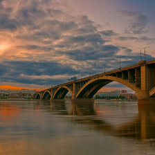 Схема вышивки «Мост»