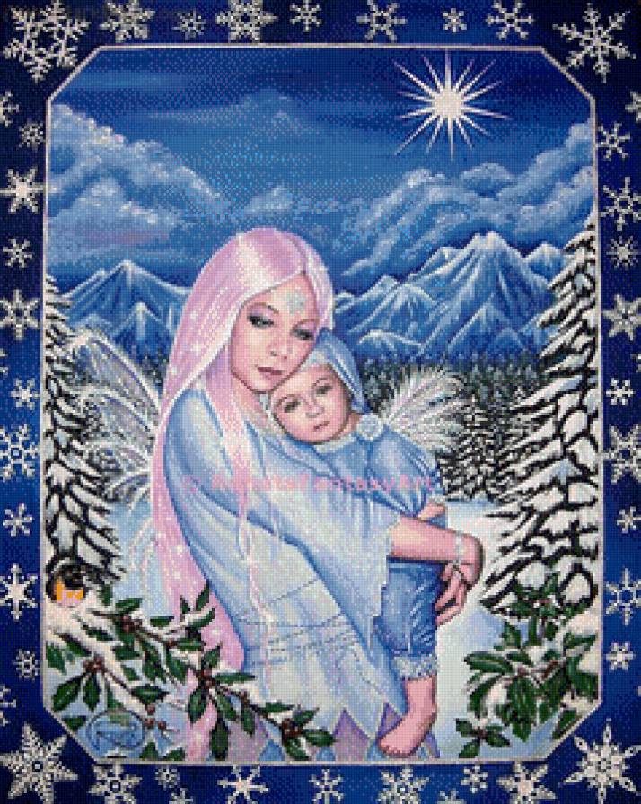 серия "мамы" - мама.малыш.эльфы - предпросмотр