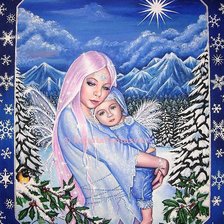 Схема вышивки «серия "мамы"»