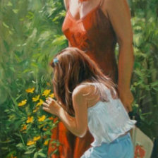 Схема вышивки «серия "мамы"»