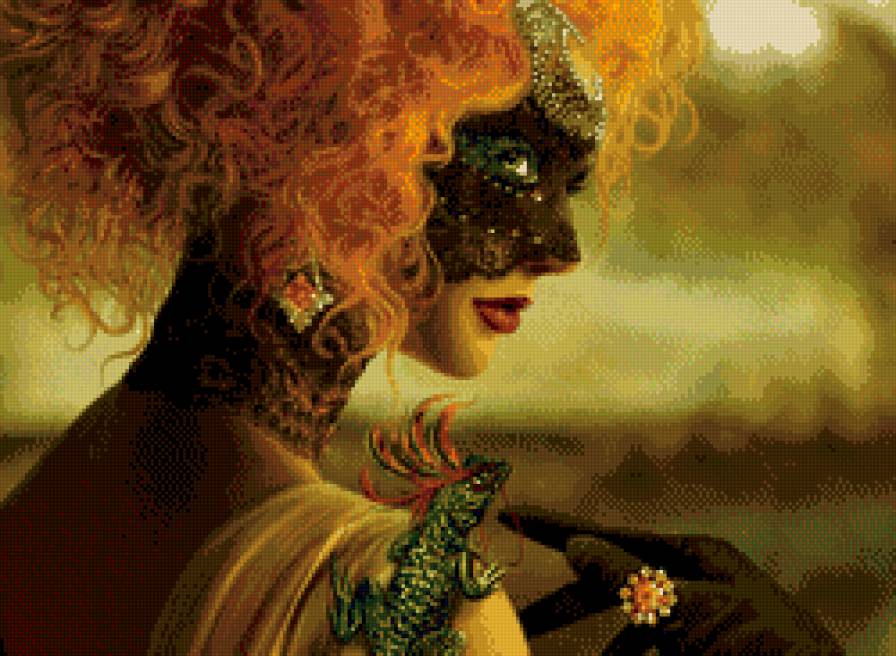 Девушка с драконом - фэнтези - предпросмотр