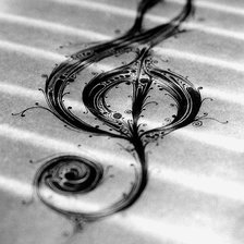 Схема вышивки «Cкрипичный ключ»