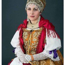 Схема вышивки «Русская красавица»