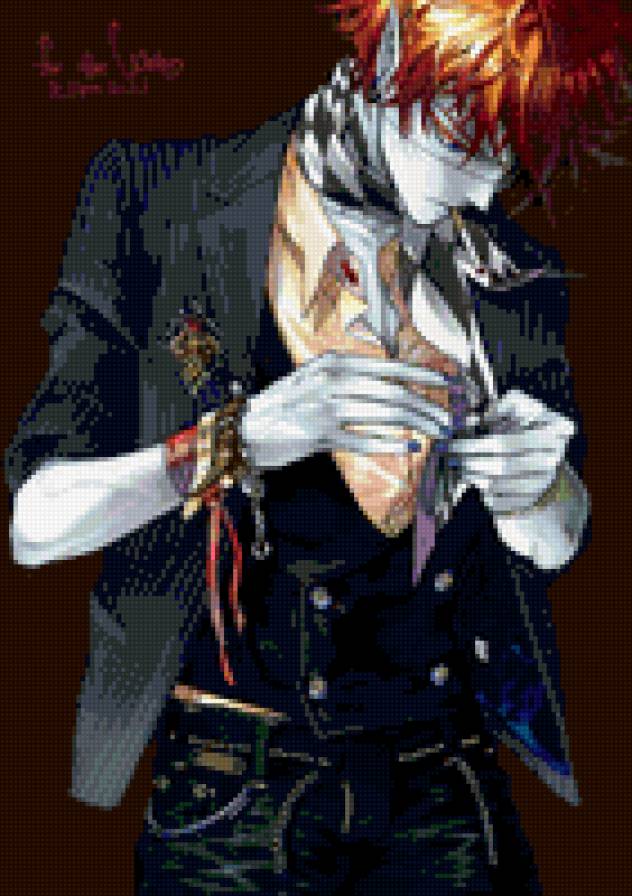 Аниме парень - парень, рыжий, аниме - предпросмотр