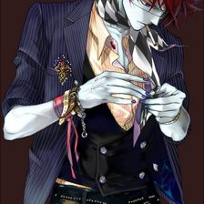 Схема вышивки «Аниме парень»