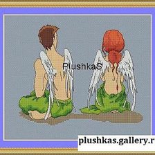 Схема вышивки «Dvoe»