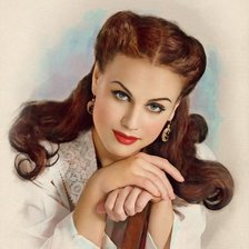 Схема вышивки «Красавица»