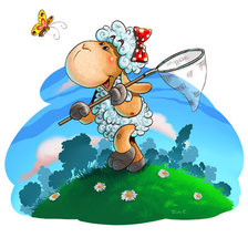 Схема вышивки «барашек»