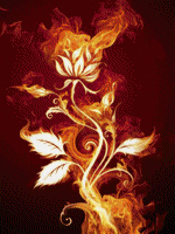 огненный цветок - предпросмотр