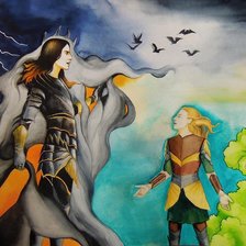 Схема вышивки «Поединок»