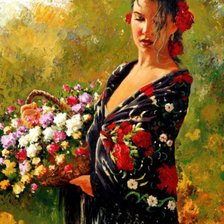 Схема вышивки «серия ,,женщины"»