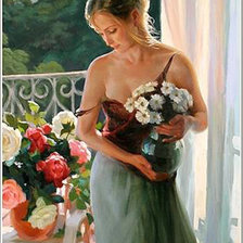 Схема вышивки «серия ,,женщины"»