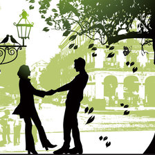 Схема вышивки «мужчина и женщина»