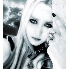 Схема вышивки «Девушка»