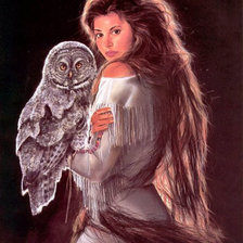 Схема вышивки «с совой»