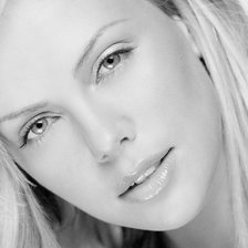 Схема вышивки «Шарлиз Терон»