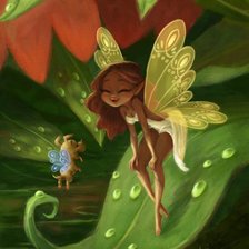 Схема вышивки «маленькая фея»