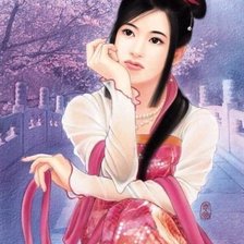 Схема вышивки «японочка»