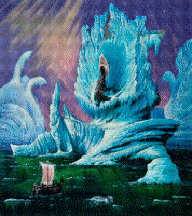 Таинственный океан - картина угланова - предпросмотр