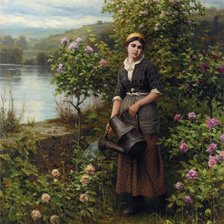 Схема вышивки «цветочница»