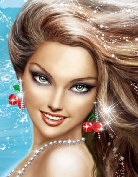 Сказочная девушка - сказка, девушка - оригинал