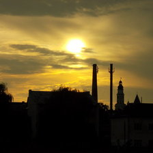 Схема вышивки «Закат»