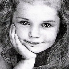 Схема вышивки «Девочка»