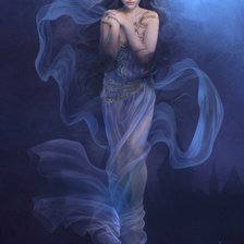 Схема вышивки «призрачная красота»