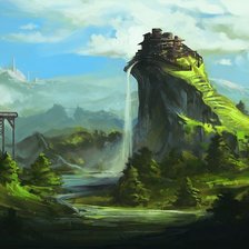 Схема вышивки «природа»