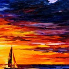 Схема вышивки «закат 2»