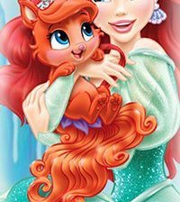 Схема вышивки «русалка дисней с питомцем»